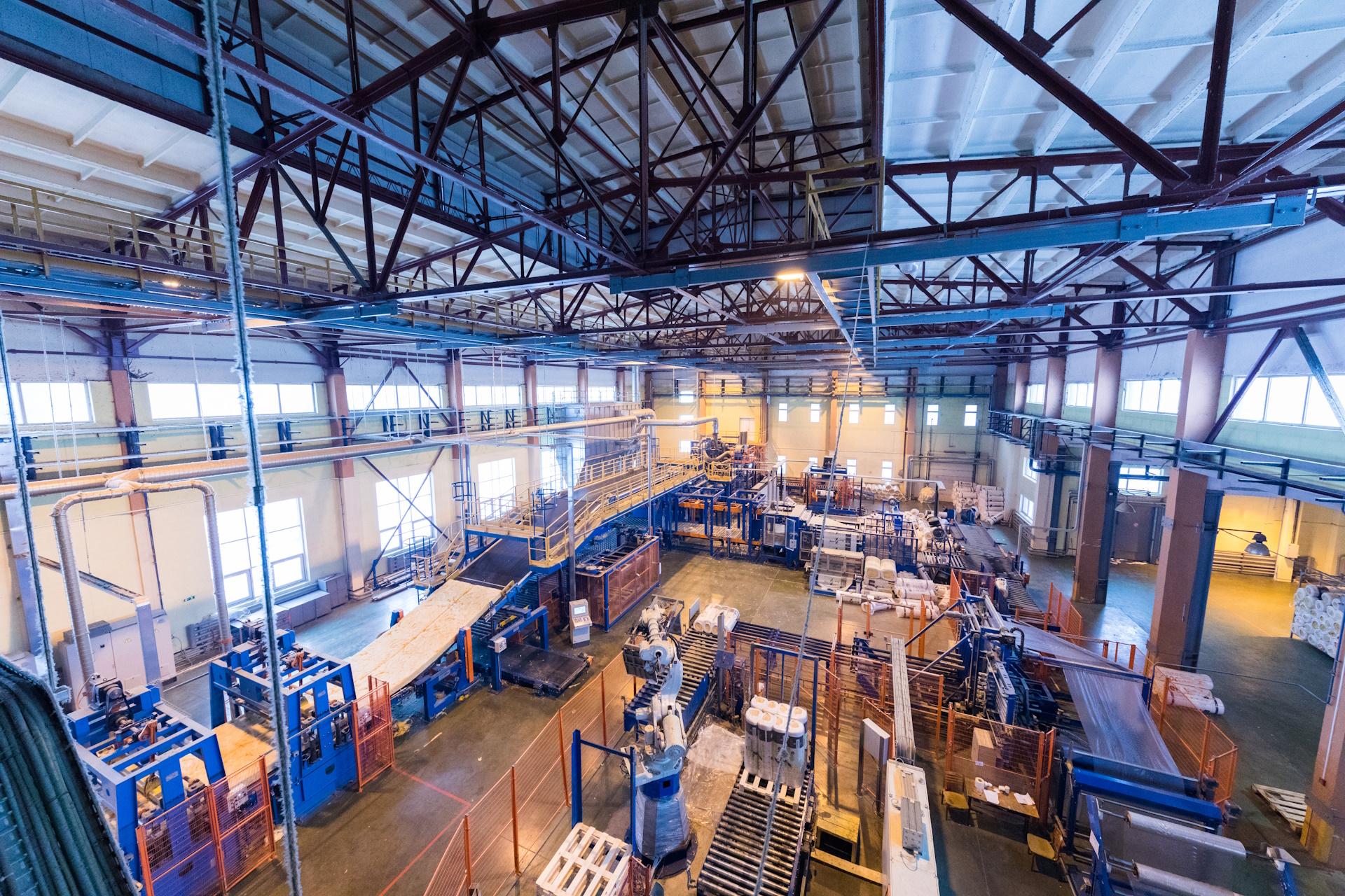 Zone industrielle moderne