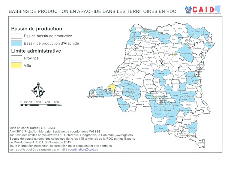 Culture d'arachide en RDC