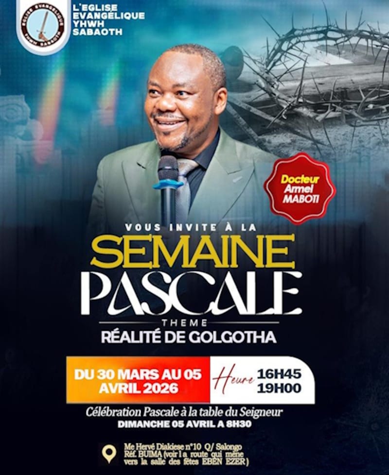 Semaine
                Pascale 2026 - Église YHWH Sabaoth